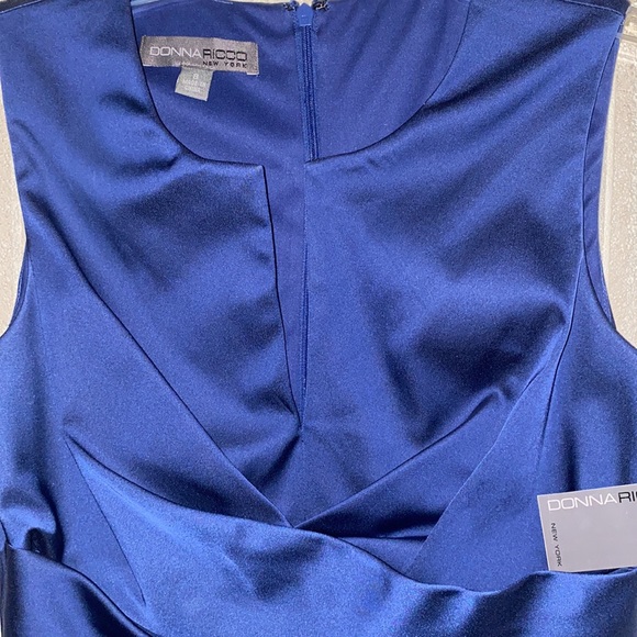 Beautiful Blue Dress by Donna Ricco NEW w/tags - Picture 9 of 15